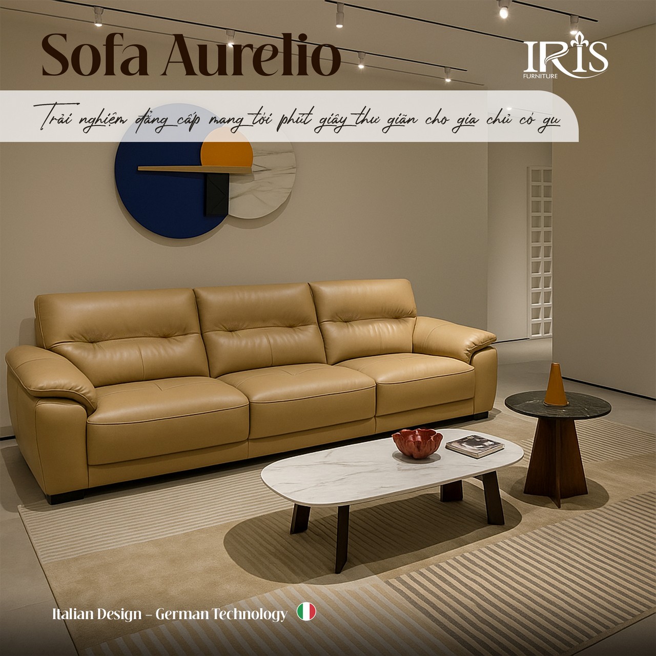 Trải nghiệm dòng ghế sofa Aurelio đẳng cấp sang trọng