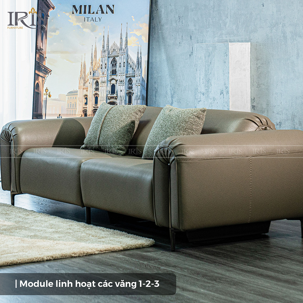 Các bản module tách rời với nhau, có thể thoải mái sáng tạo cách sắp xếp