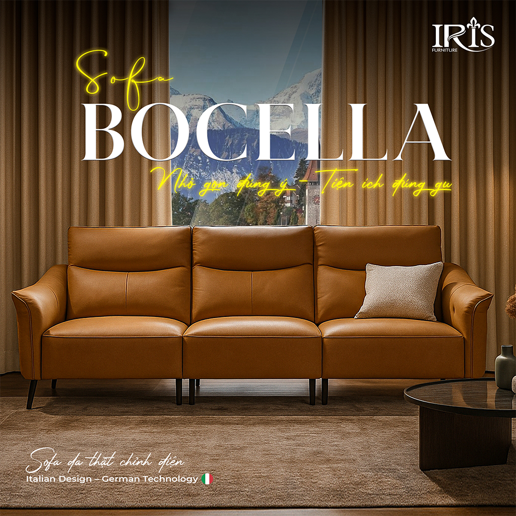 Sofa là dòng chỉnh điện da thật được ưa chuộng tại Việt Nam