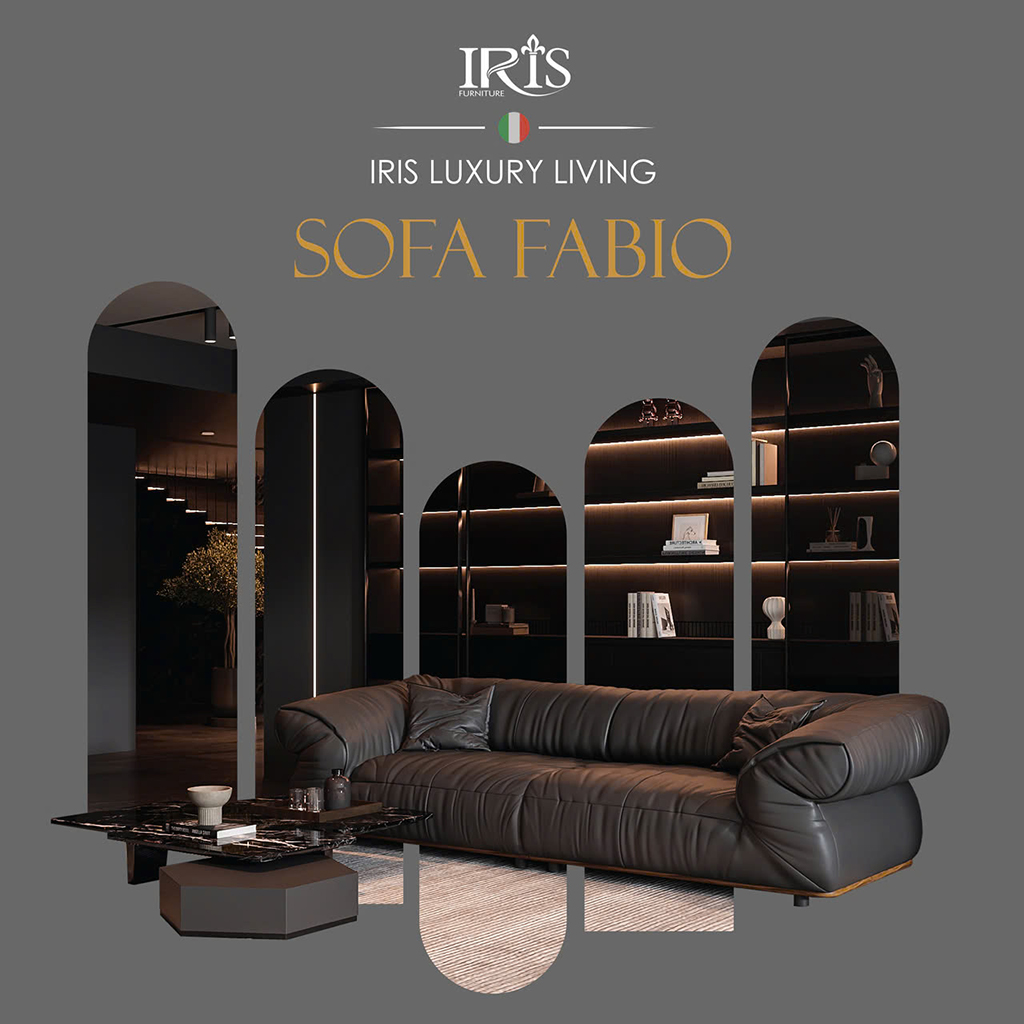 Sofa Fabio thiết kế đến từ Ý sang trọng