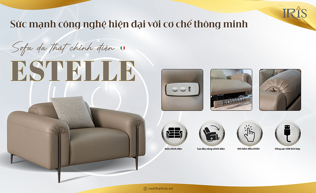 Ghế tích hợp công nghệ hiện đại, thông minh