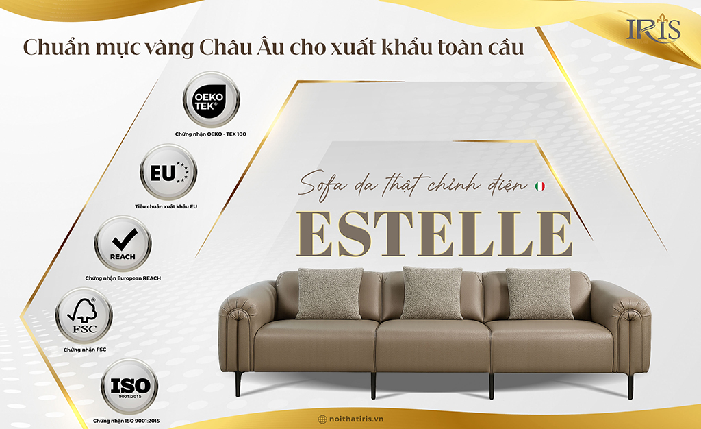 Ghế đạt tiêu chuẩn Châu Âu về chất liệu và thiết kế