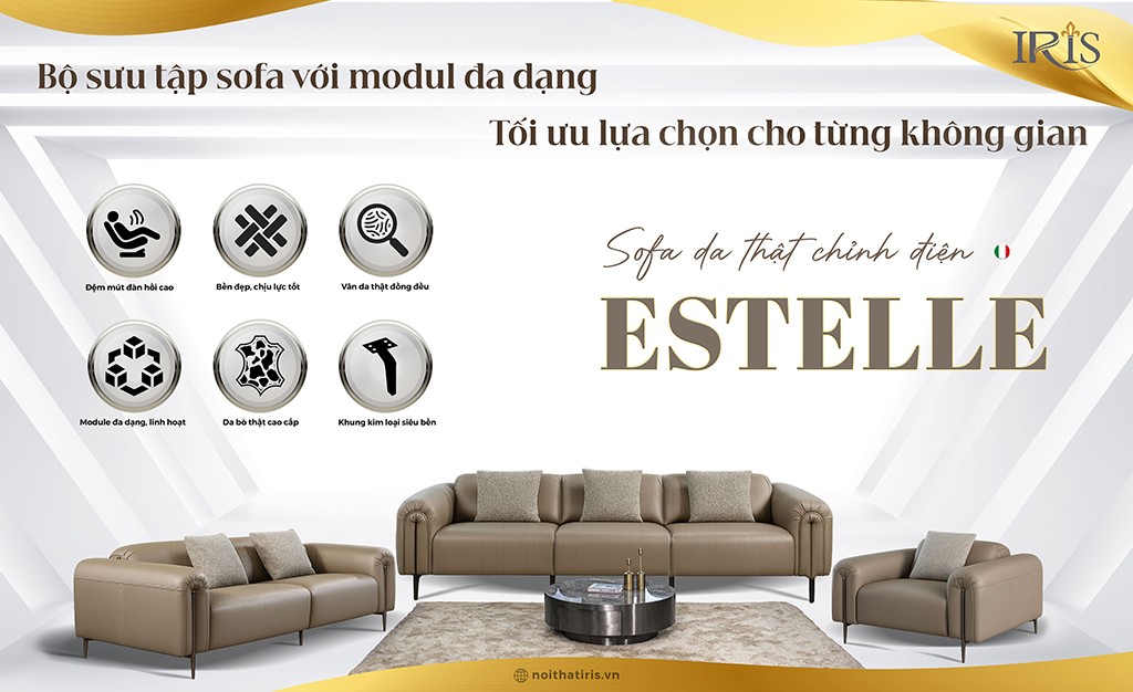 Ghế được thiết kế các Modul phù hợp hầu hết các không gian