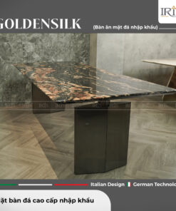 Bàn ăn mặt đá Goldensilk