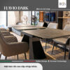 Bàn ăn Flavio Dark Grey