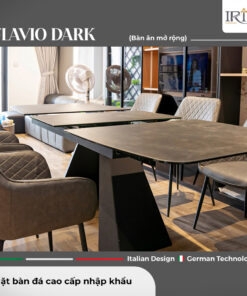 Bàn ăn Flavio Dark Grey