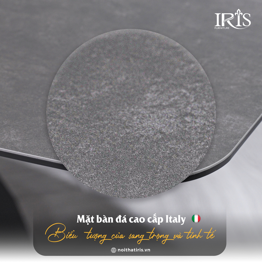 Bàn ăn thông minh với mặt đá chuẩn nhập khẩu Ý mang lại sự sang trọng