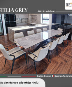 Bàn ăn thông minh kéo dài 2m6 Stella Grey