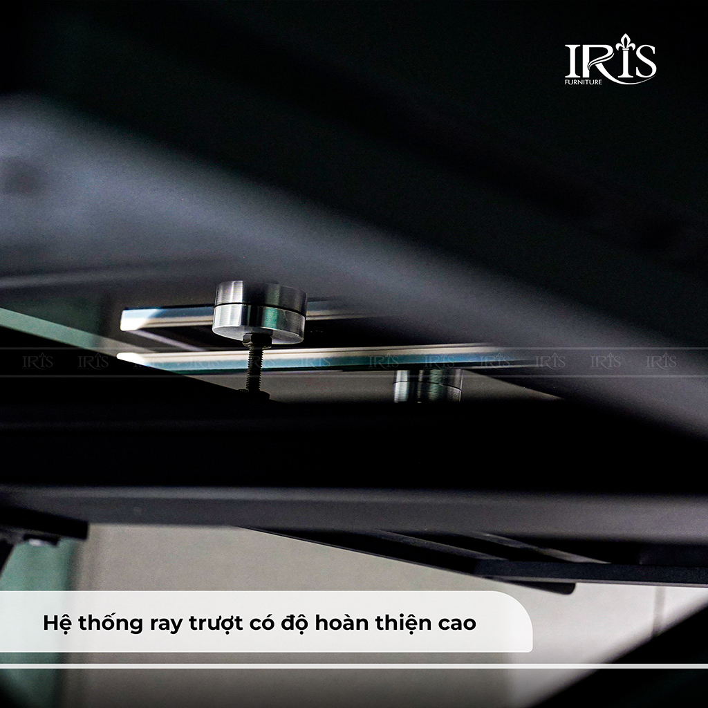 Bàn có hệ thống ray trượt với mức hoàn thiện cao