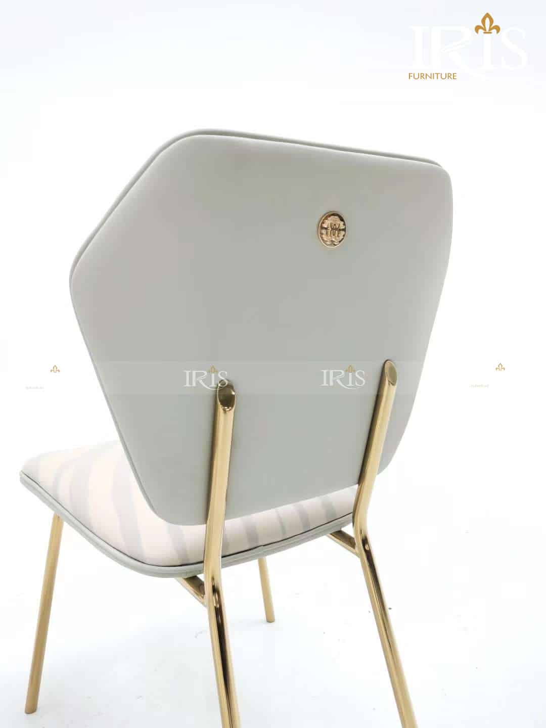 Ghế Ăn Roberto Cavalli Teide 19 Chi Tiết Mặt Sau Ghế Ăn Roberto Cavalli Teide Bọc Da