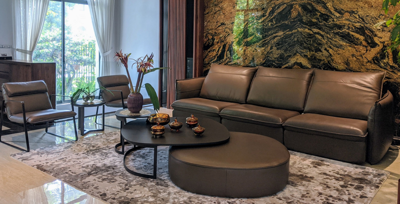 Da bò Ý mang sự tinh xảo hơn Mỹ trong nội thất