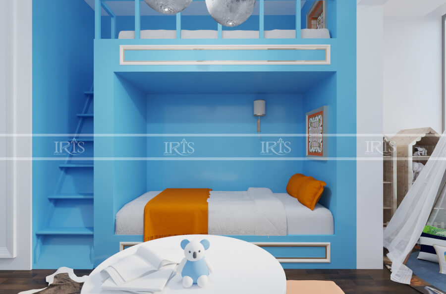 Thiết kế nội thất trẻ em 23 giường tầng F4