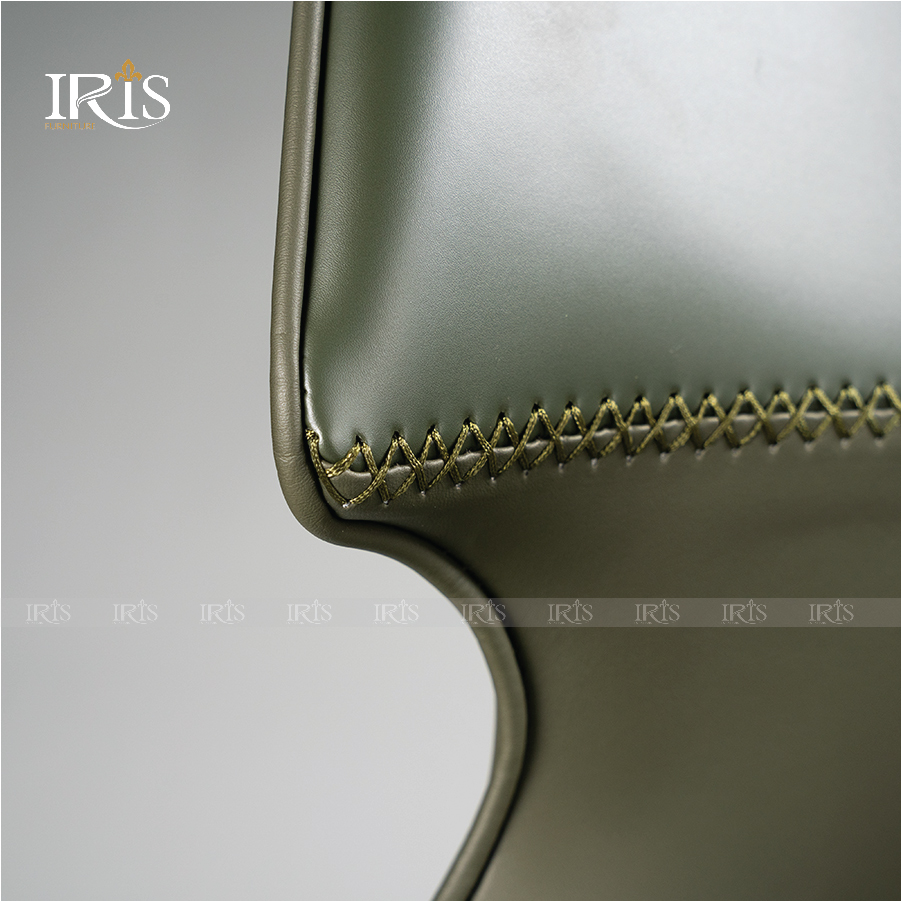 Ghế ăn Finn cao cấp 23 ghế ăn cao cấp màu xanh bọc da nhập khẩu finn chi tiết