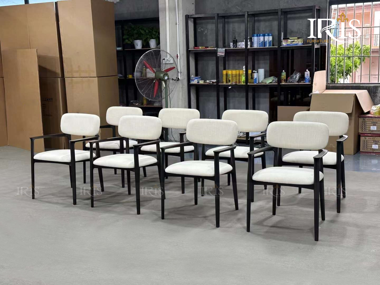 Ghế Ăn Minotti Yoko Sản Xuất Tại Xưởng