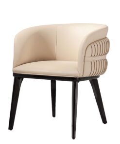 Ghế Ăn Nordic Luxury Màu Da Hiện Đại