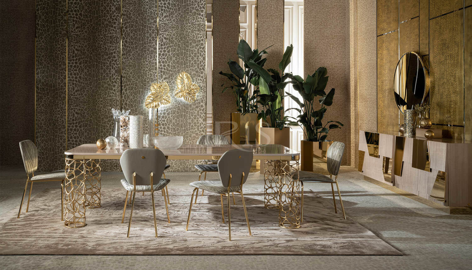 Ghế Ăn Roberto Cavalli Teide 16 ghế ăn Roberto Cavalli Teidi