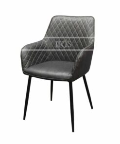 Ghế ăn bọc da nhập khẩu SDC – 671 Grey