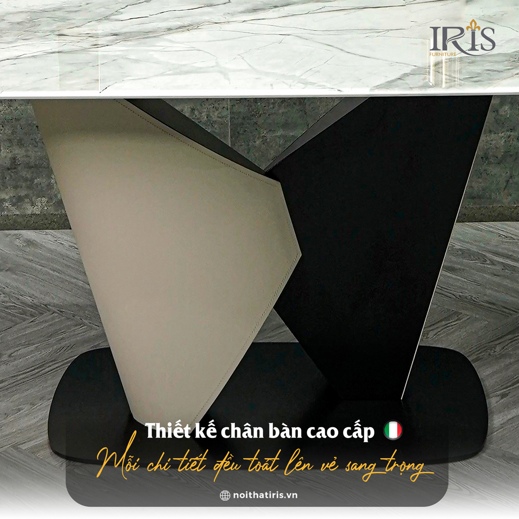 Thiết kế chân bàn thông mình và đẳng cấp nâng hạng giá trị bàn ăn