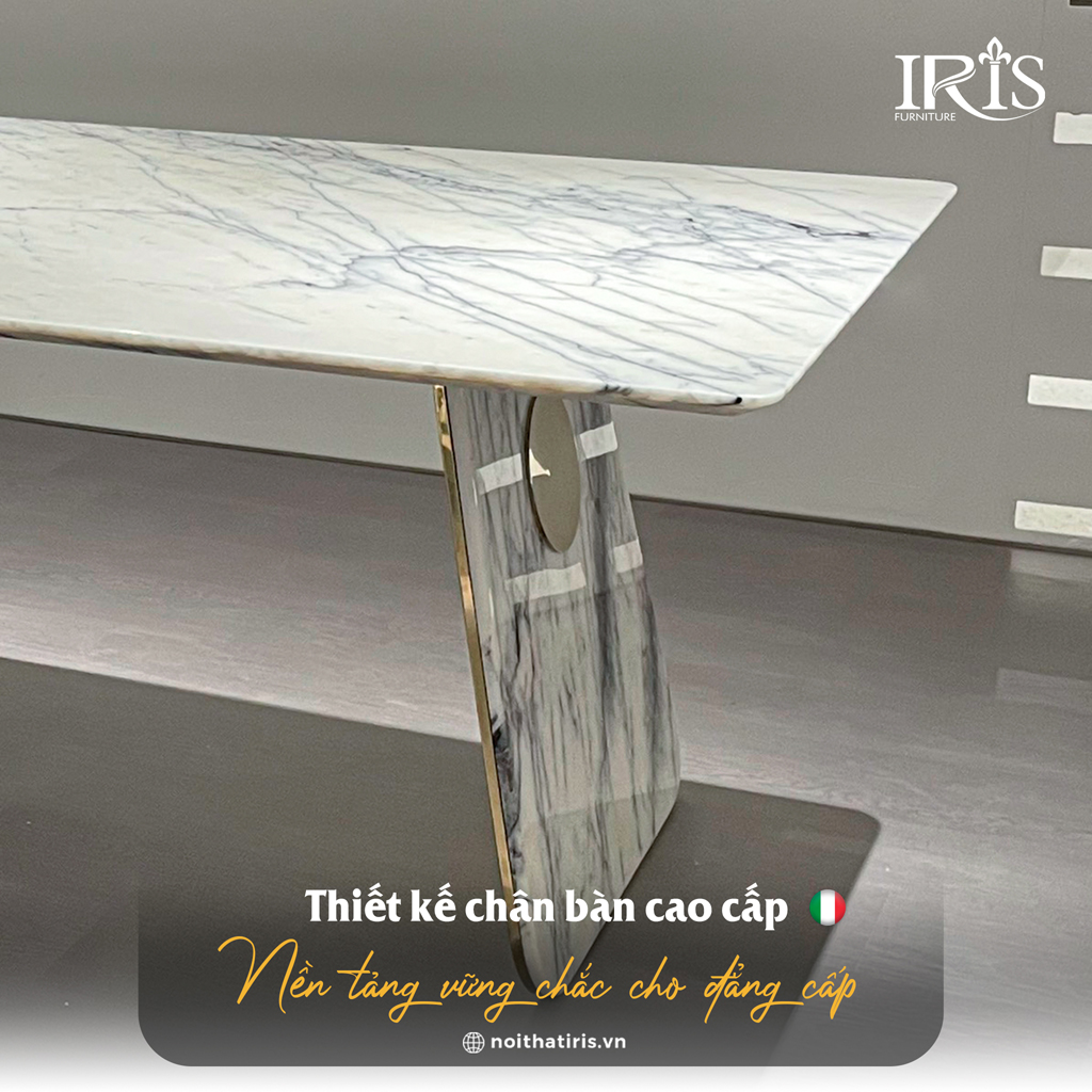 Với thiết kế chân bàn cao cấp tạo nên sự bền vững cho sản phẩm
