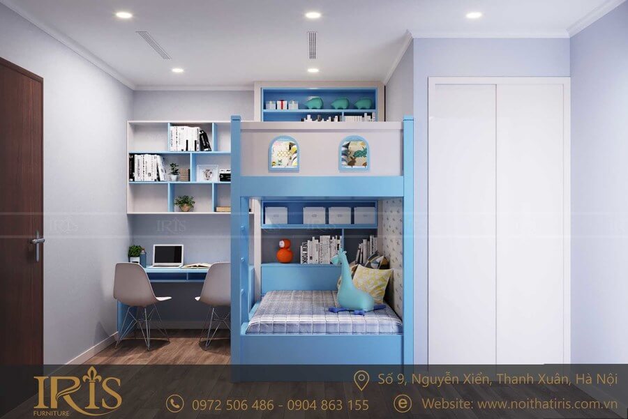 Thiết kế nội thất trẻ em 25 bé trai V05