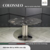 Khám phá bàn ăn Colosseo mặt đá cẩm thạch, phong cách Ý