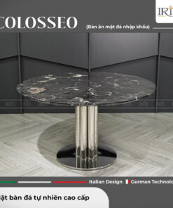 Khám phá bàn ăn Colosseo mặt đá cẩm thạch, phong cách Ý