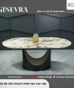 Mua bàn ăn đá nhân tạo Ginevra thiết kế chuẩn Ý