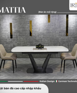 Đặt mua bàn ăn thông minh Mattia phong cách Ý hiện đại