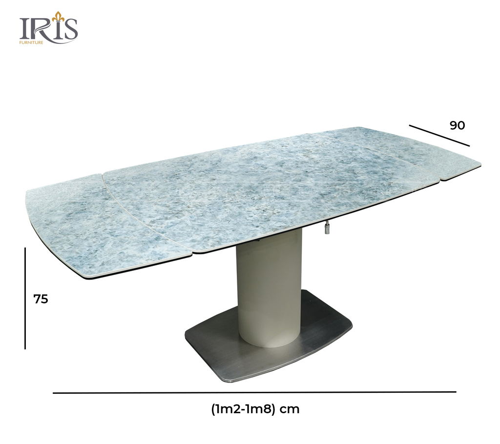 Bàn ăn thông minh có kích thước mở rộng từ 1m2 lên 1m8