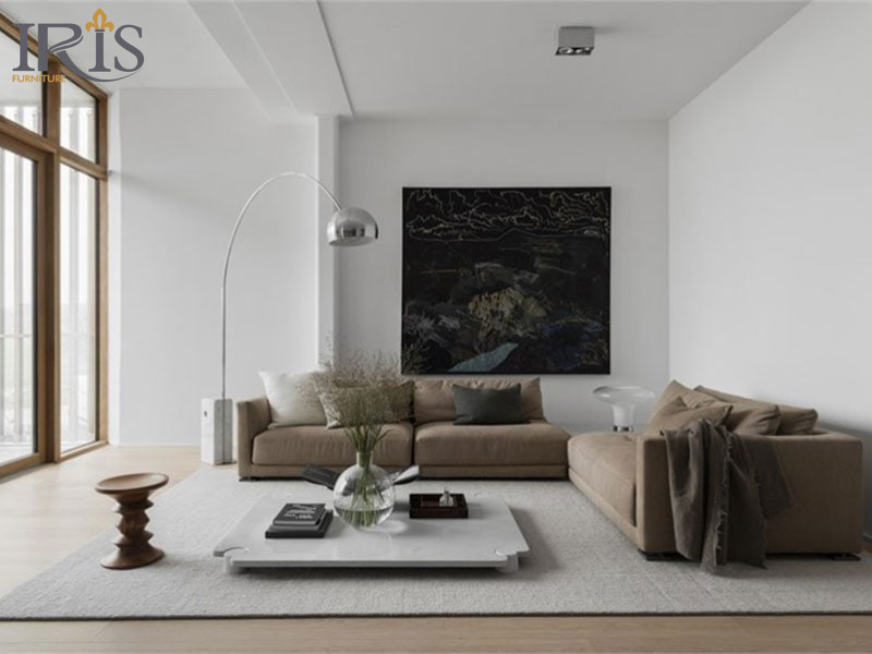 Ít chi tiết, nhiều không gian, giúp căn nhà luôn gọn gàng và dễ bảo trì