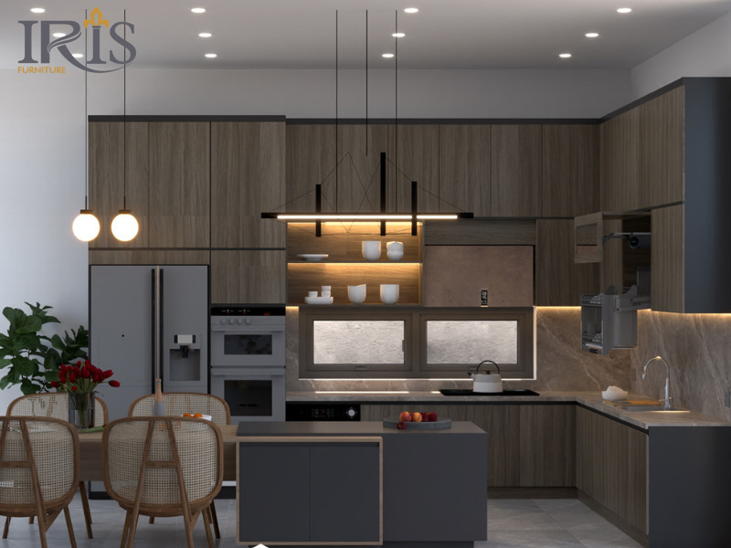 Phòng khách, bếp và các khu vực liên kết linh hoạt, nâng cao trải nghiệm sống cho mọi thành viên