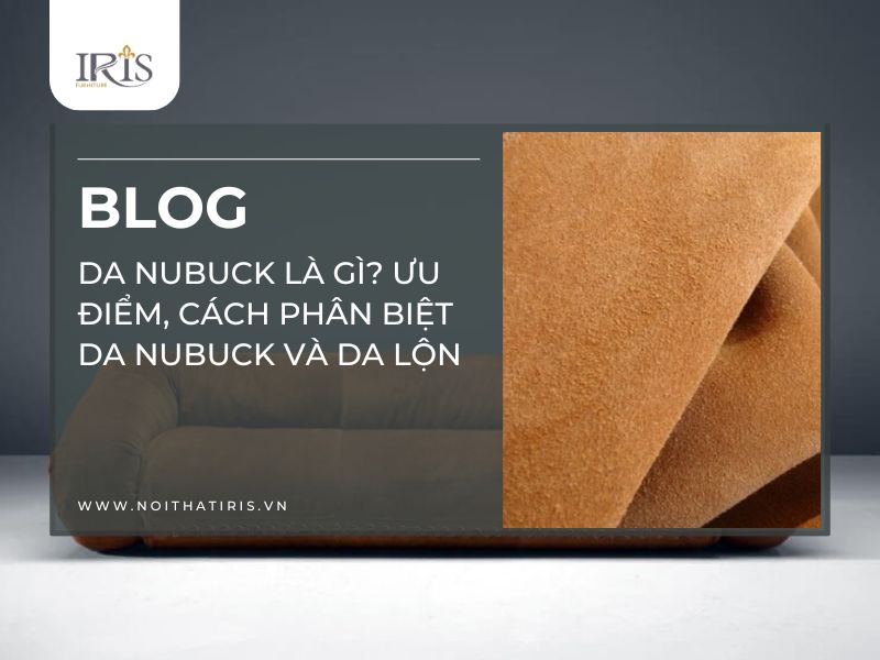 Da Nubuck là gì_ Ưu điểm, cách phân biệt da Nubuck và da lộn