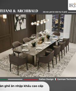 Bộ bàn ăn Stefani & Ghế Archibald