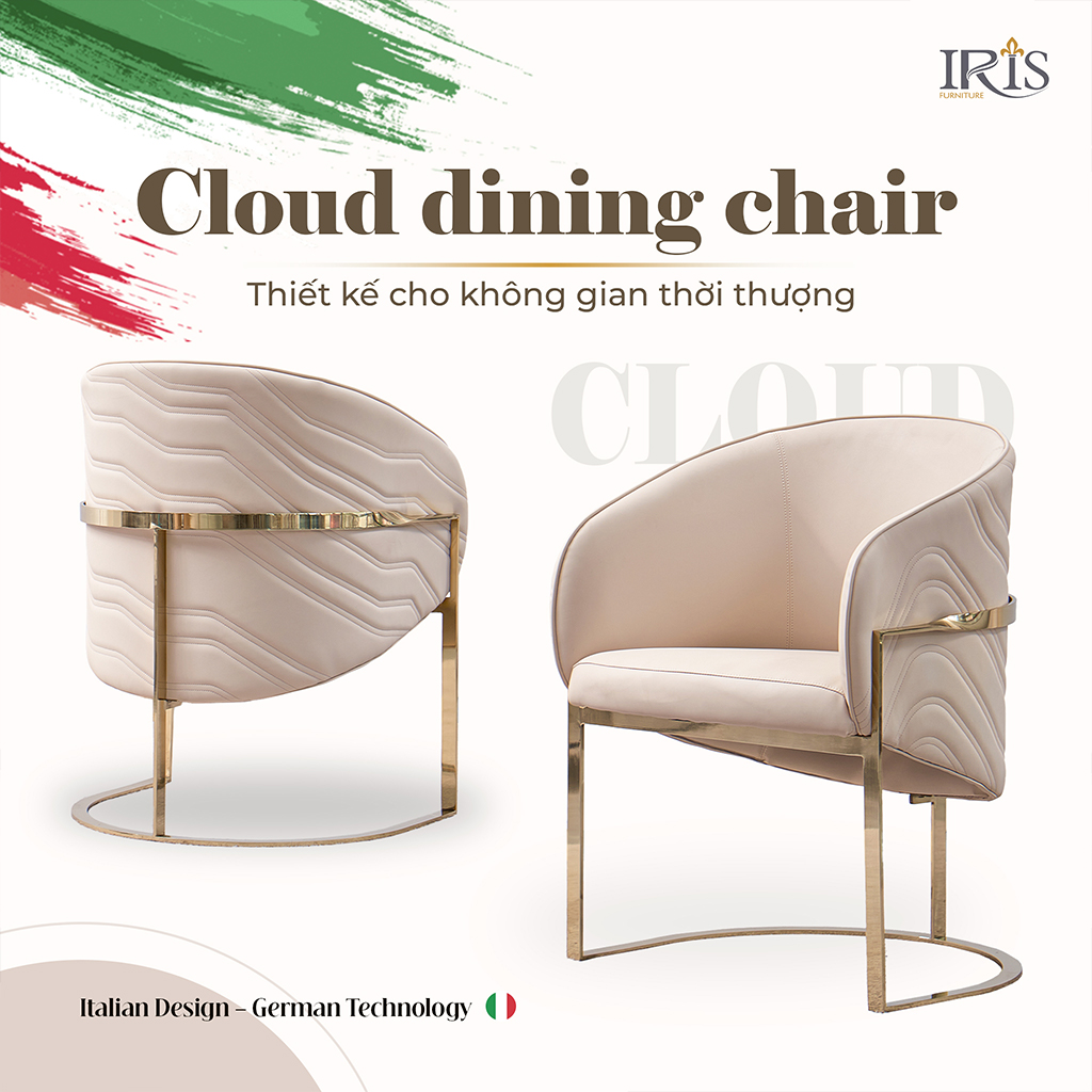 Thiết kế ghế ăn cao cấp mang đậm dấu ấn Italy