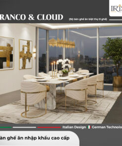 Bộ Bàn Ăn Mặt Đá Franco & Ghế Cloud