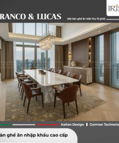 Bộ bàn ăn Franco & ghế ăn Lucas