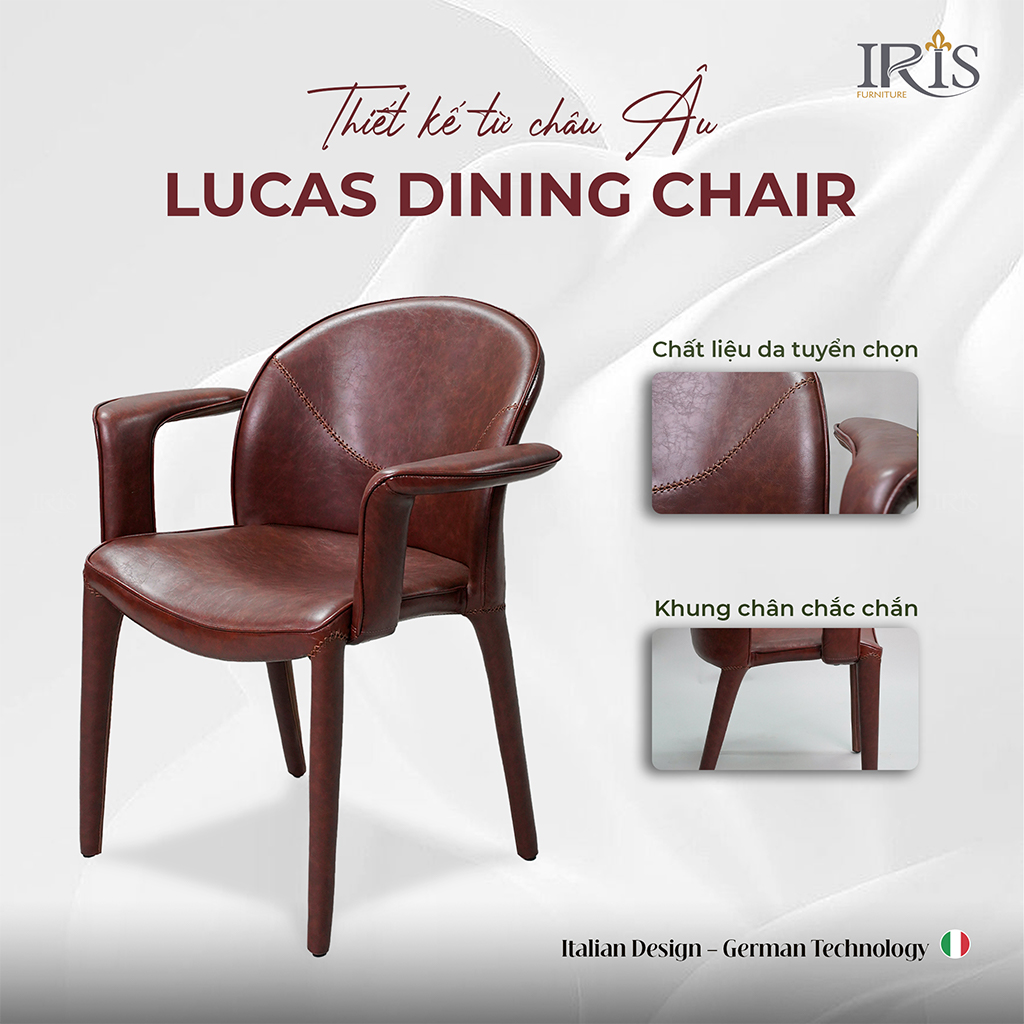 Ghế ăn Lucas nâng tầm trải nghiệm tinh tế và đầy cảm hứng