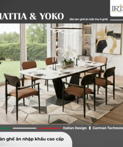 Bàn ăn thông minh Mattia & Ghế Yoko